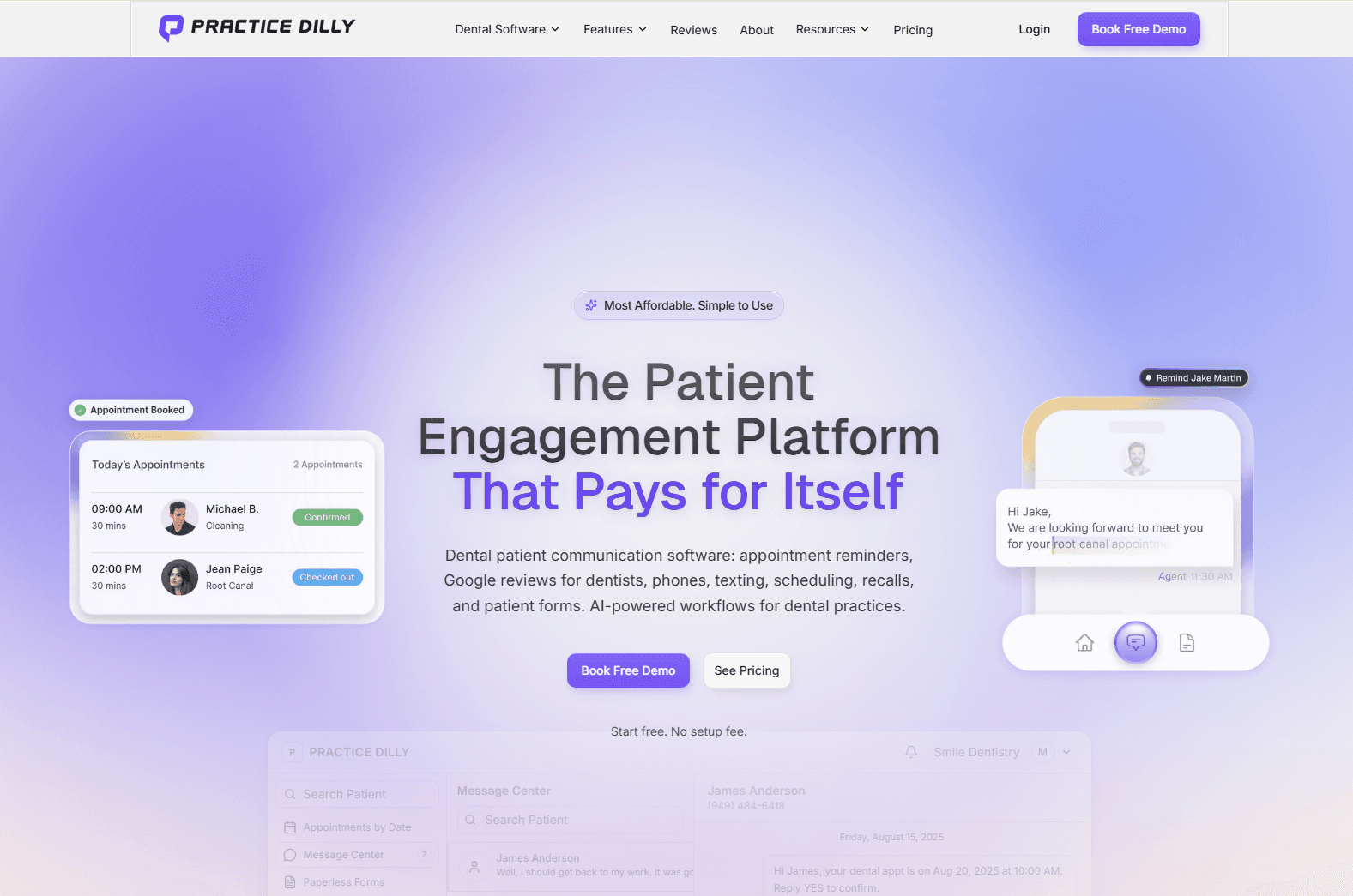 Screenshot of Practice Dilly - Dental software